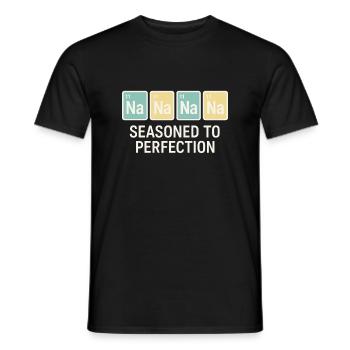 Salzliebhaber Natriumabhängiger Nacl Meme - Männer T-Shirt - Schwarz - Vorne - AI Model Male 178 light (178cm)