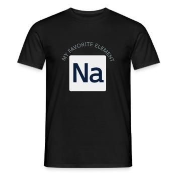 Salzliebhaber Natriumabhängiger Nacl Meme - Männer T-Shirt - Schwarz - Vorne - AI Model Male 178 light (178cm)