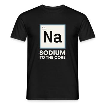 Salzliebhaber Natriumabhängiger Nacl Meme - Männer T-Shirt - Schwarz - Vorne - AI Model Male 178 light (178cm)