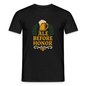 Taverne médiévale Foire de la Renaissance - T-shirt homme - noir - Devant - AI Model Male 178 light (178cm)
