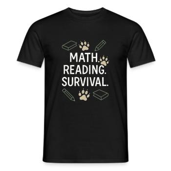 Homeschool Mom Mama Bear Homeschooling Geschenk - Männer T-Shirt - Schwarz - Vorne - AI Model Male 178 light (178cm)