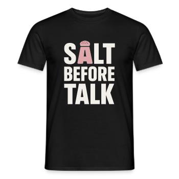 Salzliebhaber Natriumabhängiger Nacl Meme - Männer T-Shirt - Schwarz - Vorne - AI Model Male 178 light (178cm)