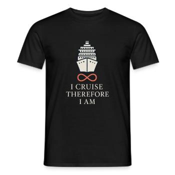 Cruise Addict Funny Cruise Loyalty Ocean - T-shirt homme - noir - Devant - AI Model Male 178 light (178cm)