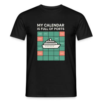 Cruise Addict Funny Cruise Loyalty Ocean - T-shirt homme - noir - Devant - AI Model Male 178 light (178cm)