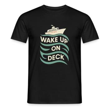 Cruise Addict Funny Cruise Loyalty Ocean - T-shirt homme - noir - Devant - AI Model Male 178 light (178cm)