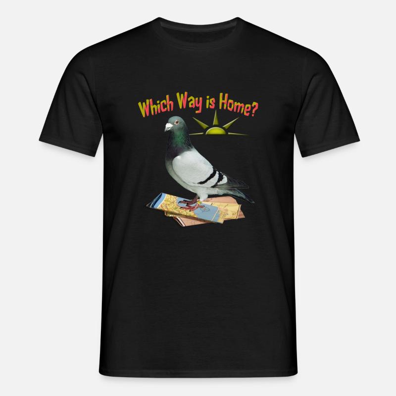Which Way is Home - Men's T-Shirt - black