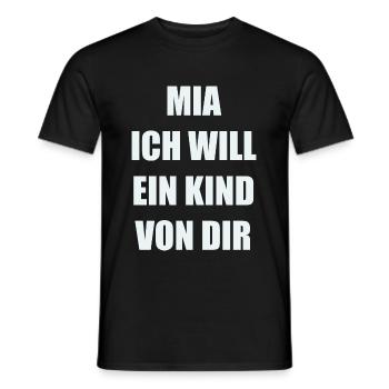 Malle - Männer T-Shirt - Schwarz - Vorne - AI Model Male 178 light (178cm)