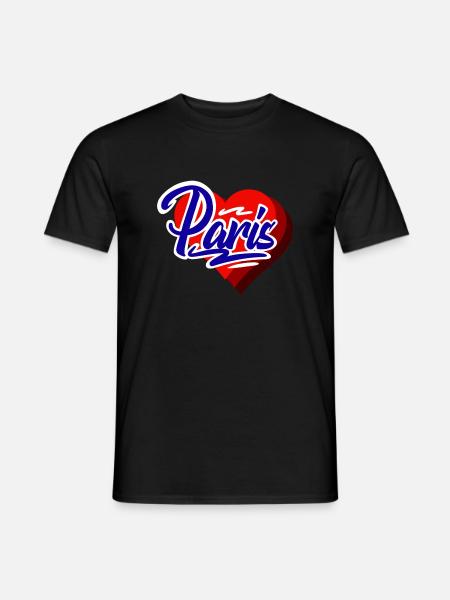 Paris - T-shirt homme - noir
