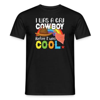 Cowboy Barn Bull Rider Rodeo Country Western - T-shirt homme - noir - Devant - AI Model Male 178 light (178cm)