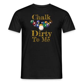 Pool Player Billiards Lover Cue Sports - Männer T-Shirt - Schwarz - Vorne - AI Model Male 178 light (178cm)