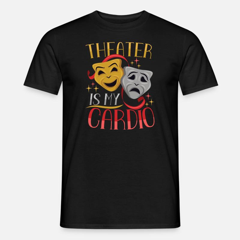 Theaterlehrer Schauspiellehrer - Männer T-Shirt - Schwarz