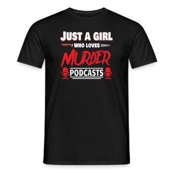 True Crime Murder Spy Crime Intérêt Idée cadeau - T-shirt homme - noir - Devant - AI Model Male 178 light (178cm)