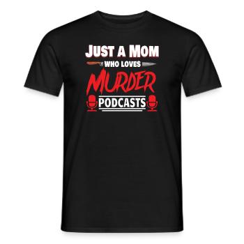 True Crime Murder Spy Crime Intérêt Idée cadeau - T-shirt homme - noir - Devant - AI Model Male 178 light (178cm)