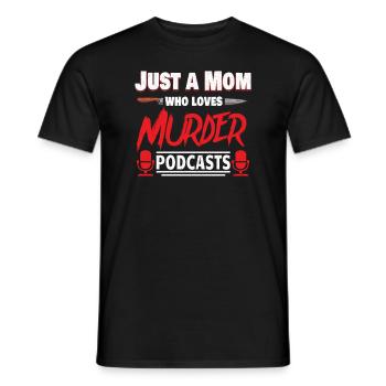 True Crime Murder Spy Crime Intérêt Idée cadeau - T-shirt homme - noir - Devant - AI Model Male 178 light (178cm)