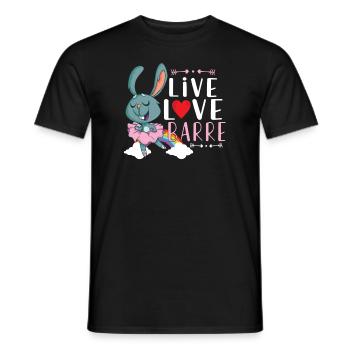 Ballet Ballerine Danse Danse Danse Ballet Cadeau - T-shirt homme - noir - Devant - AI Model Male 178 light (178cm)