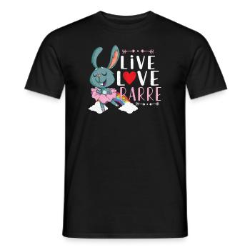 Ballet Ballerine Danse Danse Danse Ballet Cadeau - T-shirt homme - noir - Devant - AI Model Male 178 light (178cm)