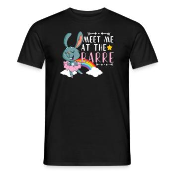Ballet Ballerine Danse Danse Danse Ballet Cadeau - T-shirt homme - noir - Devant - AI Model Male 178 light (178cm)
