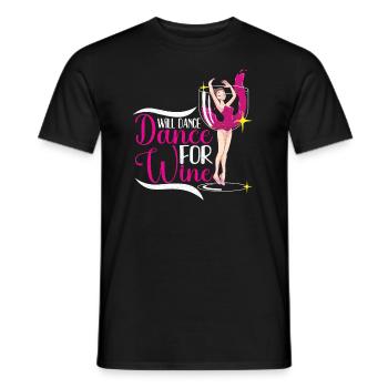 Ballet Ballerine Danse Danse Danse Ballet Cadeau - T-shirt homme - noir - Devant - AI Model Male 178 light (178cm)