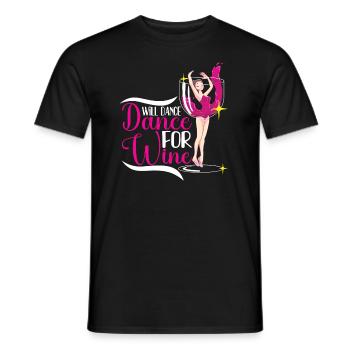 Ballet Ballerine Danse Danse Danse Ballet Cadeau - T-shirt homme - noir - Devant - AI Model Male 178 light (178cm)