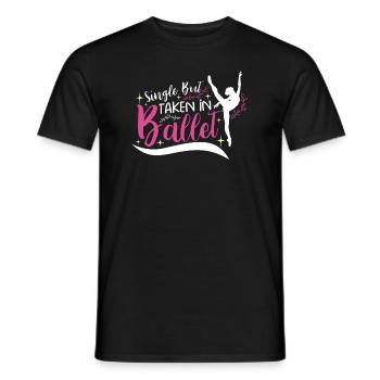 Ballet Ballerina Dance Dancer Dancing Ballet Gift - Männer T-Shirt - Schwarz - Vorne - AI Model Male 178 light (178cm)