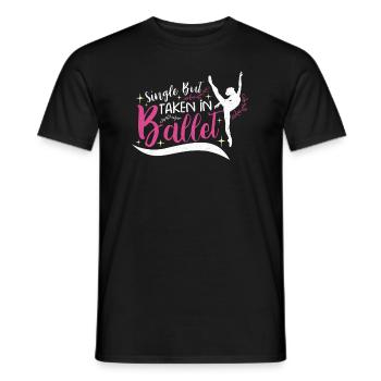 Ballet Ballerina Dance Dancer Dancing Ballet Gift - Männer T-Shirt - Schwarz - Vorne - AI Model Male 178 light (178cm)