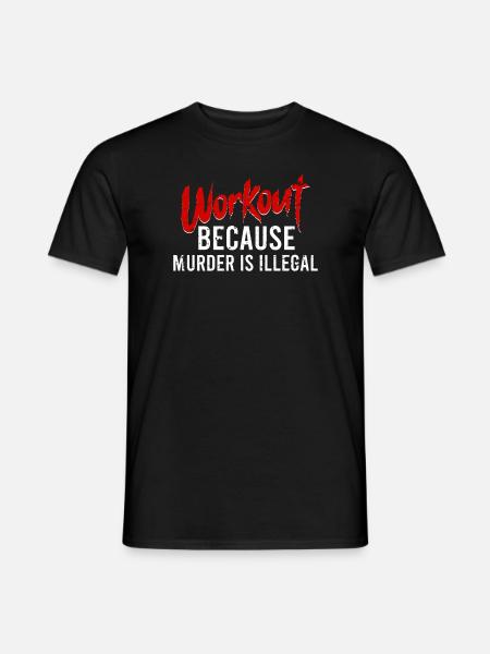 Bodybuilding Powerlifting Weightlifting Fitness - Men's T-Shirt - black
