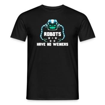 Robotik Ingenieur Für Maschinelles Lernen - Männer T-Shirt - Schwarz - Vorne - AI Model Male 178 light (178cm)
