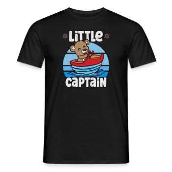 Voilier Voilier Bateau Kid Enfant Yacht Bateau - T-shirt homme - noir - Devant - AI Model Male 178 light (178cm)
