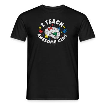 Sonderschullehrer Sped Teacher Inclusion - Männer T-Shirt - Schwarz - Vorne - AI Model Male 178 light (178cm)