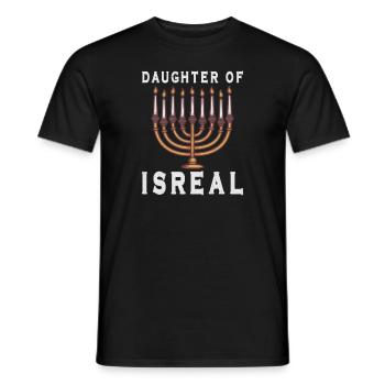 Israelite Jew Israelite Heritage Jewish Israel Jew - Men's T-Shirt - black - Front - AI Model Male 178 light (178cm)