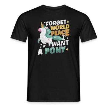 Horse Dressage Horseback-Riding Horse Girl Barn - Männer T-Shirt - Schwarz - Vorne - AI Model Male 178 light (178cm)