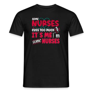 Infirmière Infirmière Infirmière Clinique Paramédicale - T-shirt homme - noir - Devant - AI Model Male 178 light (178cm)