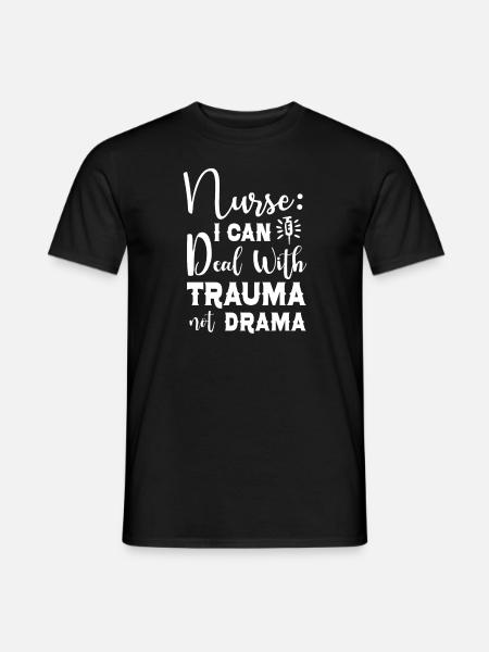 Krankenschwester Krankenpflege Klinik Sanitäter - Mænd T-shirt - sort