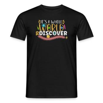 Microbiologiste Laboratoire de microbiologie Staphylocoque Biologie - T-shirt homme - noir - Devant - AI Model Male 178 light (178cm)