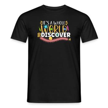 Microbiologiste Laboratoire de microbiologie Staphylocoque Biologie - T-shirt homme - noir - Devant - AI Model Male 178 light (178cm)