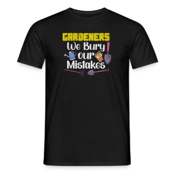 Jardinage Plantes Jardinier Plantation Nature Cadeau - T-shirt homme - noir - Devant - AI Model Male 178 light (178cm)