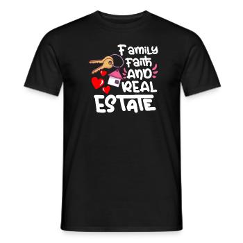 Real Estate Agent Realtor Home Closing Investor - Men's T-Shirt - black - Front - AI Model Male 178 light (178cm)