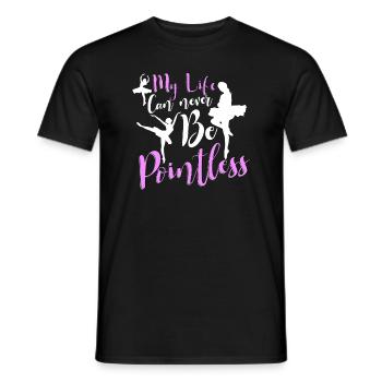 Ballet Ballerine Danse Danse Danse Ballet Cadeau - T-shirt homme - noir - Devant - AI Model Male 178 light (178cm)