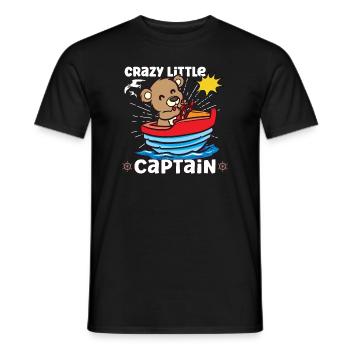 Voilier Voilier Bateau Kid Enfant Yacht Bateau - T-shirt homme - noir - Devant - AI Model Male 178 light (178cm)