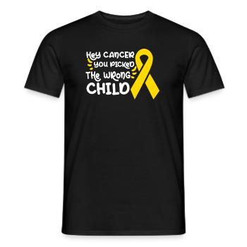 Childhood Cancer Awareness Month Mom Mother Gift - Men's T-Shirt - black - Front - AI Model Male 178 light (178cm)