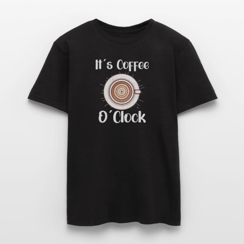 Coffee Lover Caffeine Molecule Java Latte Espresso Männer T-Shirt