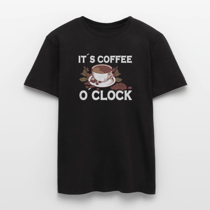 Coffee Lover Caffeine Molecule Java Latte Espresso Männer T-Shirt