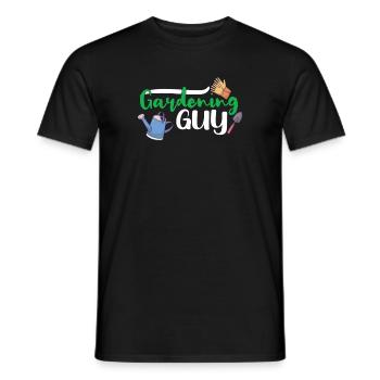 Gardening Plants Gardener Plantation Nature Gift - Men's T-Shirt - black - Front - AI Model Male 178 light (178cm)