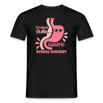 Sleeve gastrectomy Sleeve gastrectomy - Men's T-Shirt - black - Front - AI Model Male 178 light (178cm)