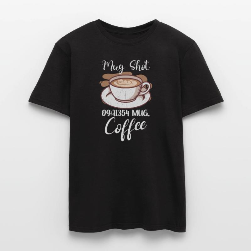 Coffee Lover Caffeine Molecule Java Latte Espresso Männer T-Shirt