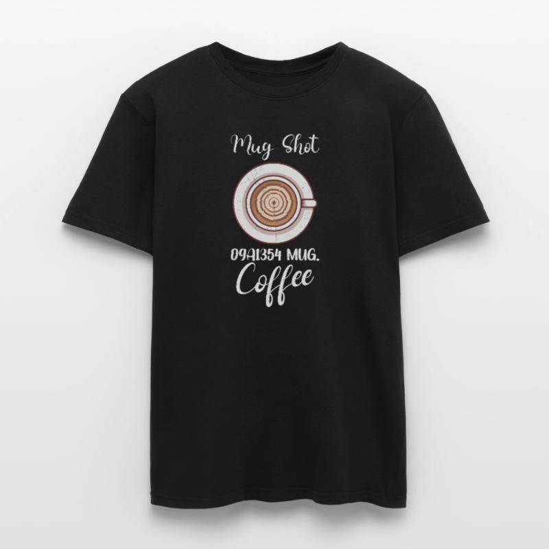 Coffee Lover Caffeine Molecule Java Latte Espresso Männer T-Shirt
