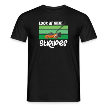 Garden Plants Gardener Lawn Mowing Leaf Blowers - Men's T-Shirt - black - Front - AI Model Male 178 light (178cm)