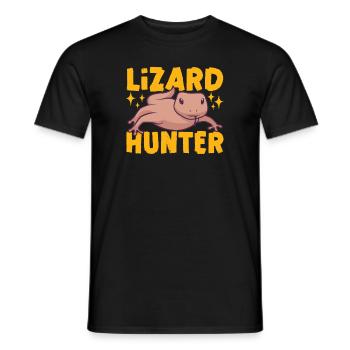 Eidechse Bartagamenliebhaber Reptilienliebhaber - Männer T-Shirt - Schwarz - Vorne - AI Model Male 178 light (178cm)