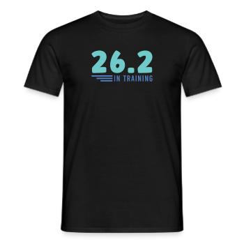 Runners's Half Marathon Finishers - Men's T-Shirt - black - Front - AI Model Male 178 light (178cm)