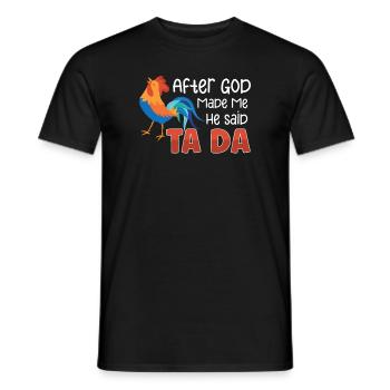 Poulet Fermier Cadeau Drôle Poulets Ferme de Campagne - T-shirt homme - noir - Devant - AI Model Male 178 light (178cm)